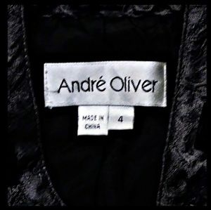 Andre Oliver Jackets & Coats - Andre Oliver Jeweled Evening Jacket Pewter Size 4 Andre Oliver Jackets & Coats - Andre Oliver Jeweled Evening Jacket Pewter Size 4